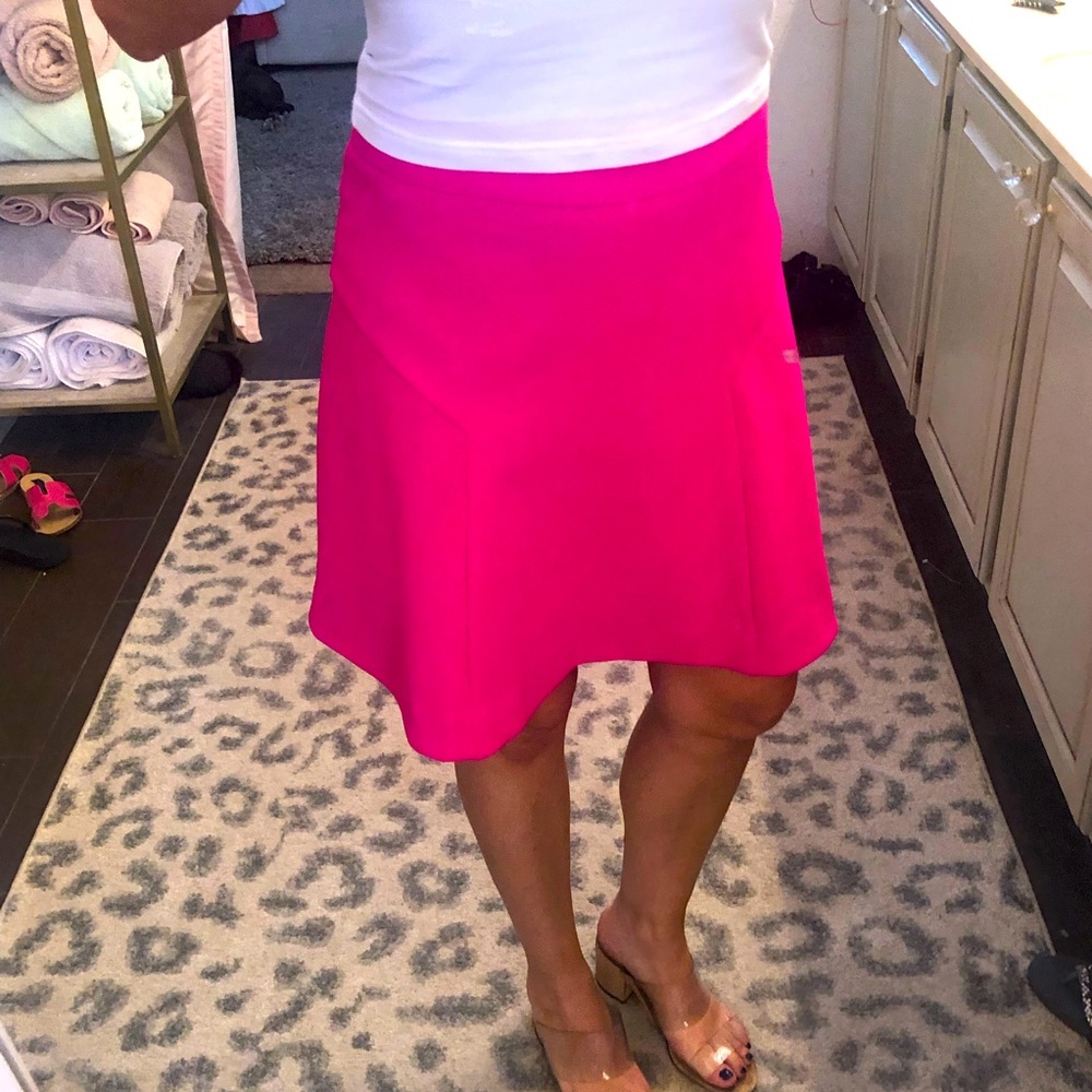 Hot pink skirt from express